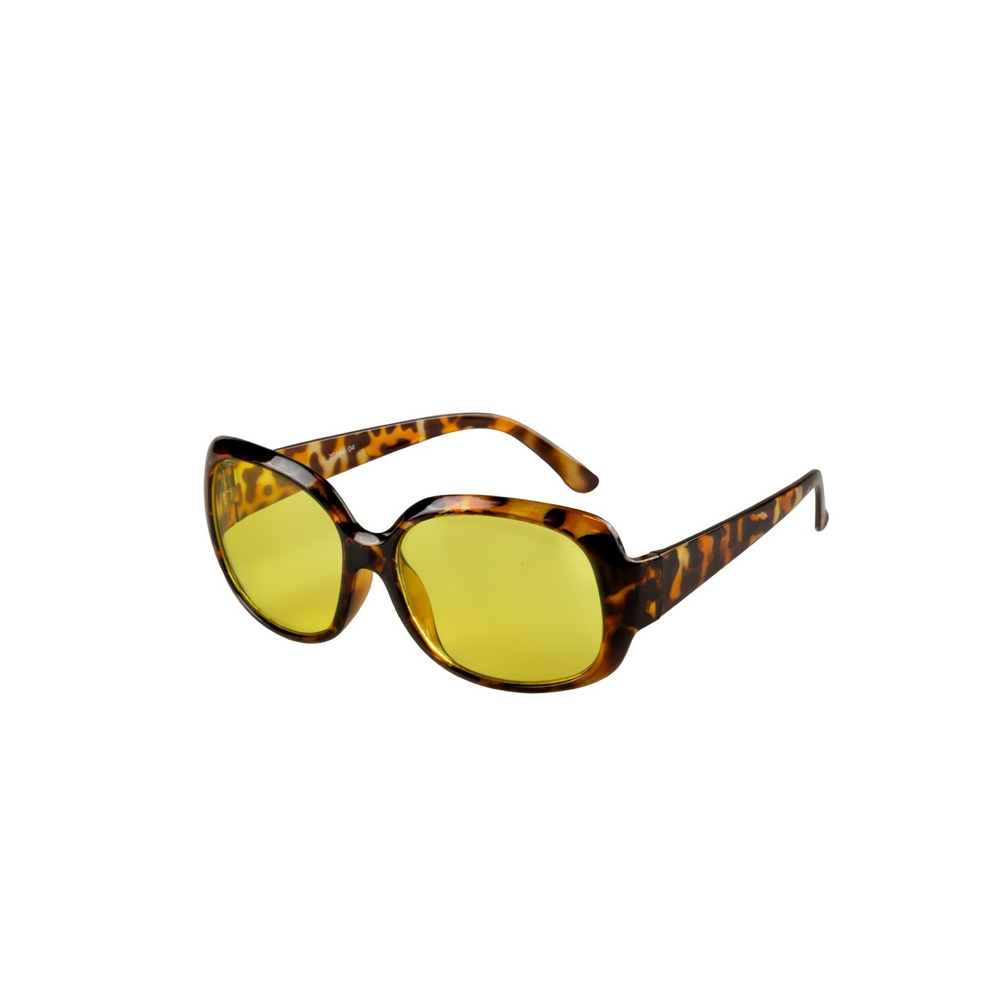 Vintage 70's bril gele | Jokershop.be - Verkleedwinkel