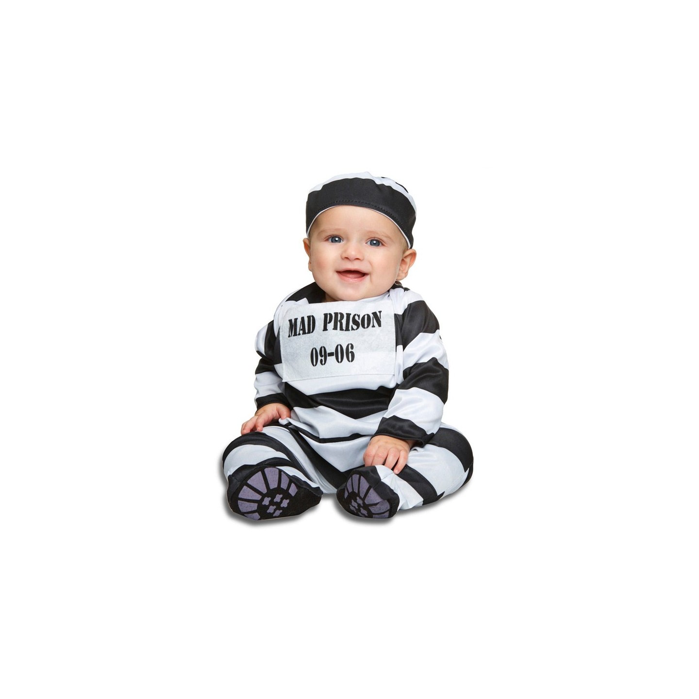 boevenpakje gevangene kostuum Carnavalskleding baby peuter