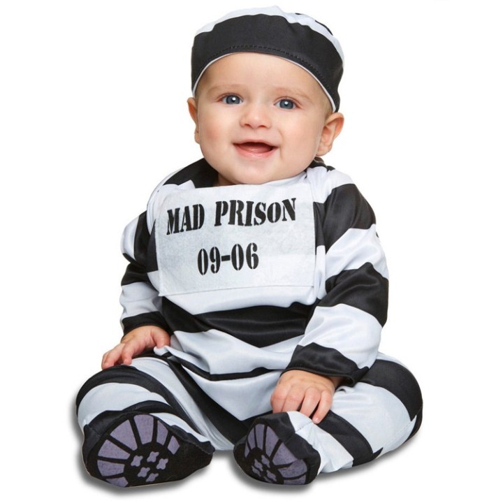 boevenpakje gevangene kostuum Carnavalskleding baby peuter