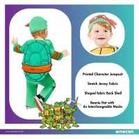 Ninja Turtles baby peuter carnaval kostuum