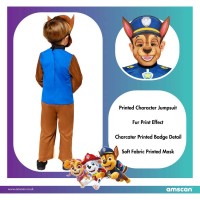 Paw Patrol kostuum Chase Carnavalspak
