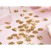 tafel confetti gouden palmblaadjes strooiconfetti
