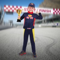 Formule 1 racepiloot kostuum Max kind