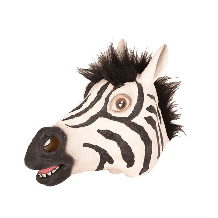 zebra masker carnavalsmasker dierenmasker