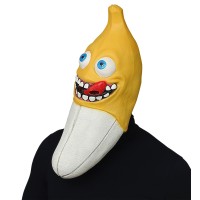 grappige banaan masker latex carnavalsmasker