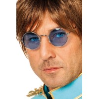 ronde hippie bril john lennon blauw