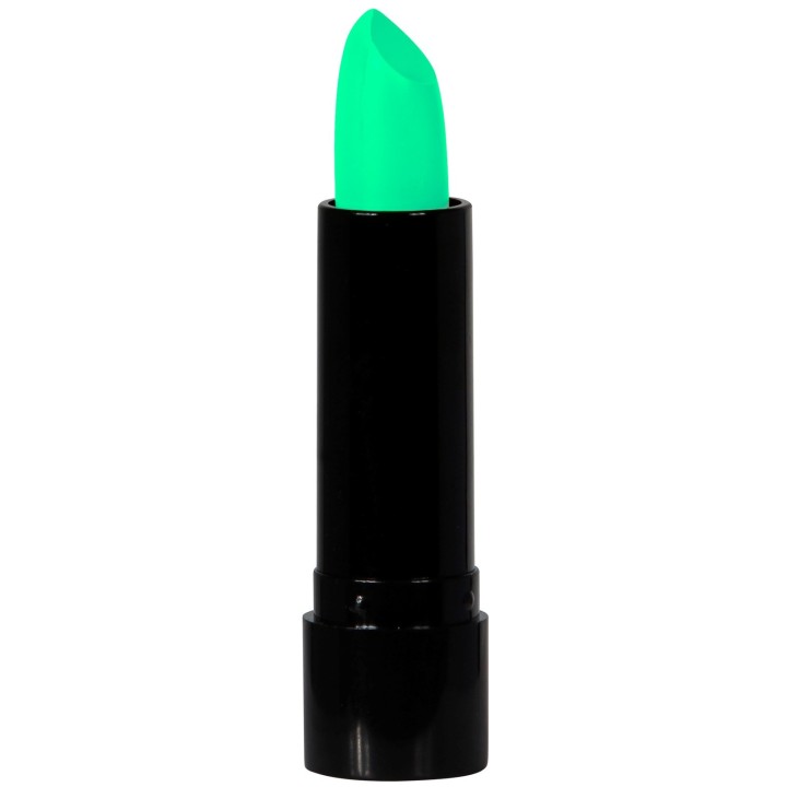uv neon lippenstift fluo groene lipstick