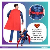superman pak volwassenen heren superheld kostuum