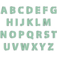 diy lettter slinger kit groen alfabet