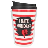 Koffiebeker I Hate Mondays isolatiebeker to go