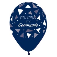 Communie ballonnen navy blue 
