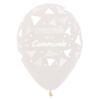 Communie ballonnen transparant