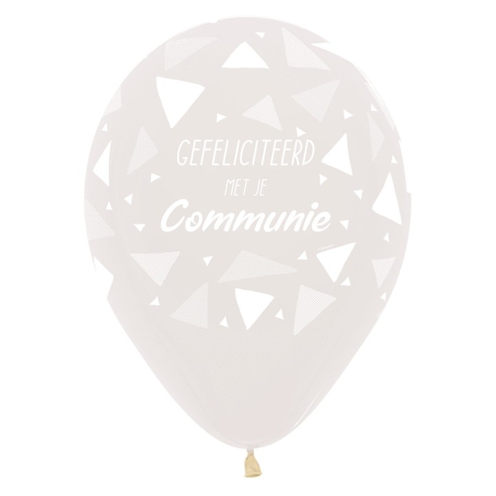 Communie ballonnen transparant