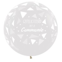 xl grote Communie ballonnen transparant