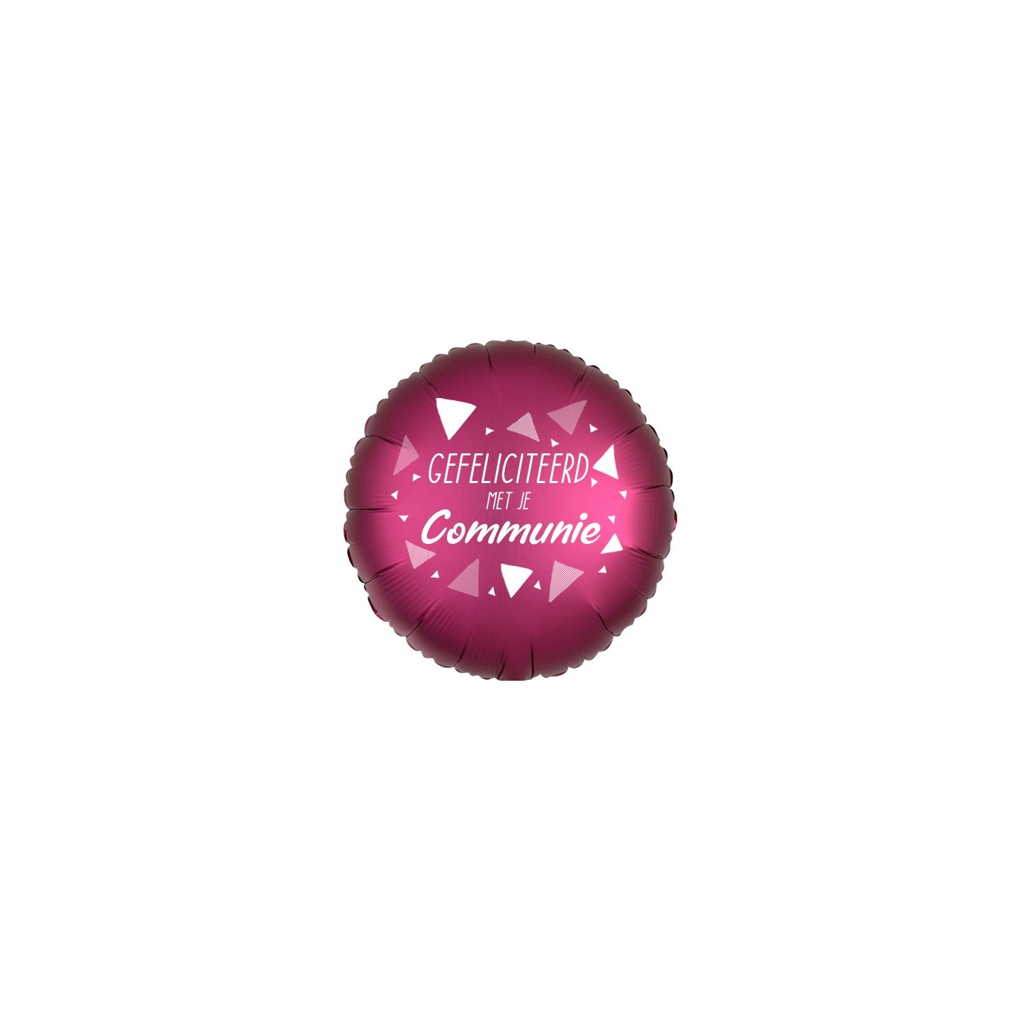 folieballon Communie roze ballon versiering