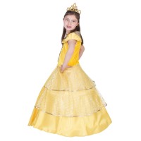 diep stad Maan oppervlakte Prinsessenkleed Belle geel kind| Jokershop.be