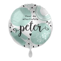 Folie ballon voor de allerliefste Peter 43cm