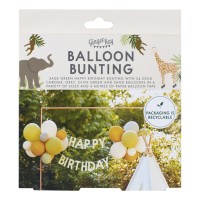 verjaardag versiering decoratie slinger met ballonnen