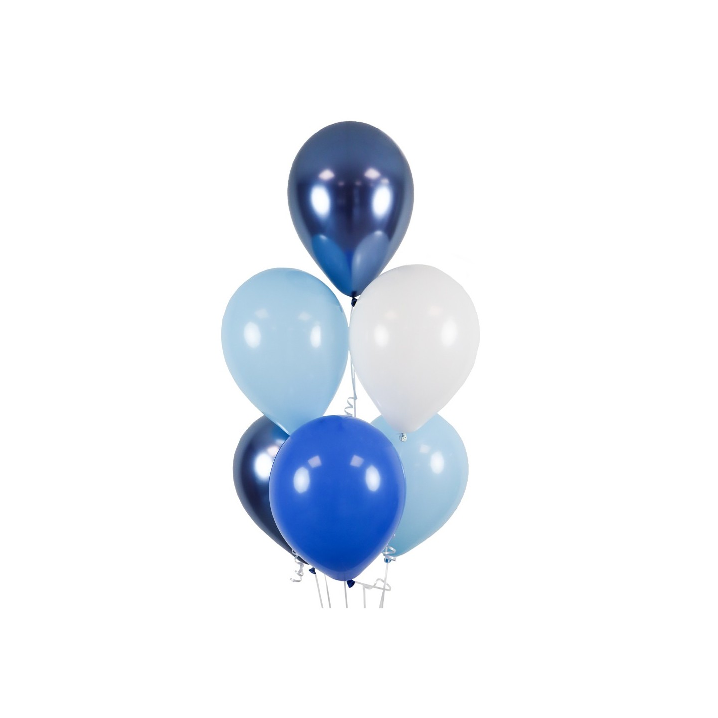helium ballonnen tros boeket blauw 