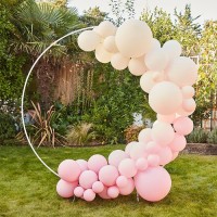 DIY ballonboog roze-peach 75-dlg