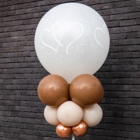ballondecoratie huwelijk ballonboompje ballonzuil ballonpilaar