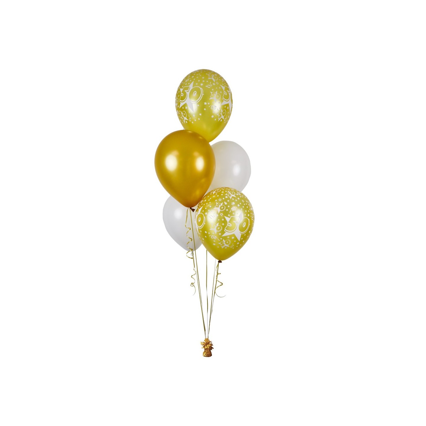 helium ballonnen gouden jubileum 50 getrouwd