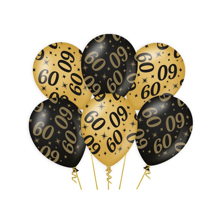 Verjaardag ballonnen 60 jaar versiering