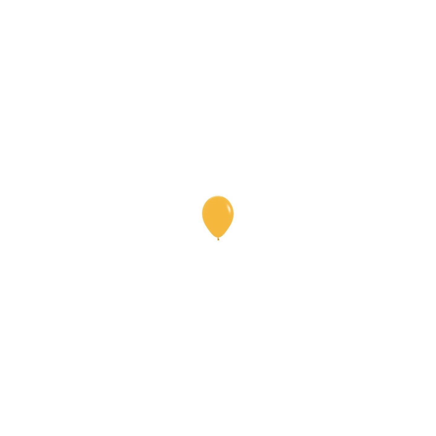 sempertex mini ballonnen mosterd geel