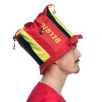 Belgie hoed belletjes rode duivels fanartikelen
