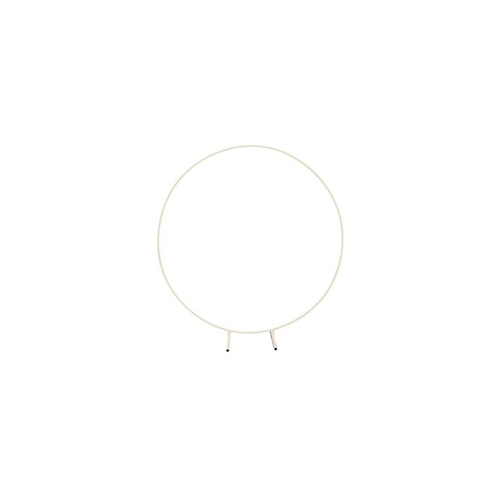 Metalen cirkel backdrop frame cirkel wit