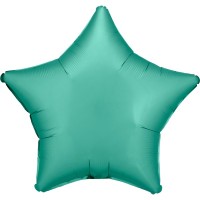 Folieballon onbedrukt groen ster