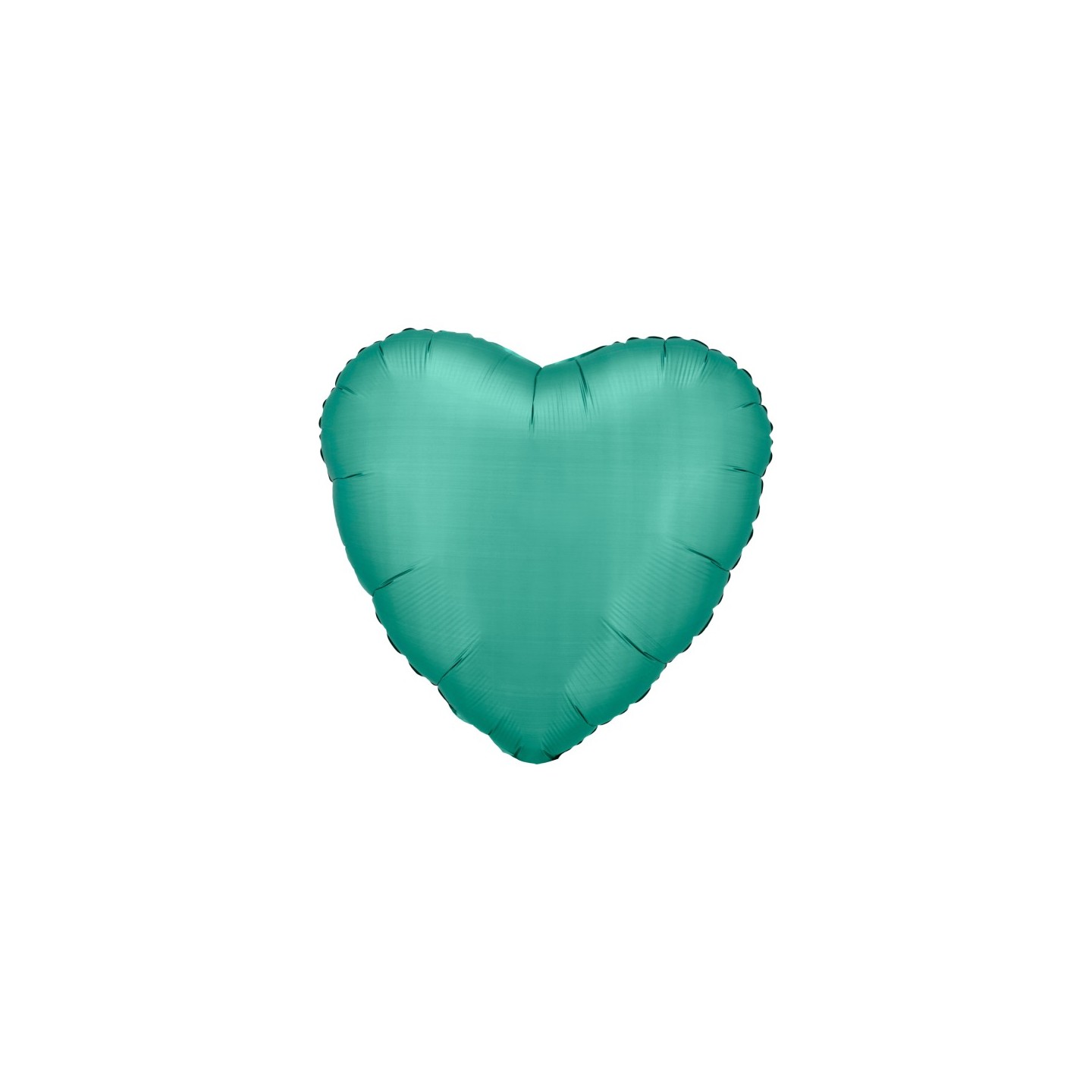 Folieballon onbedrukt groen hart
