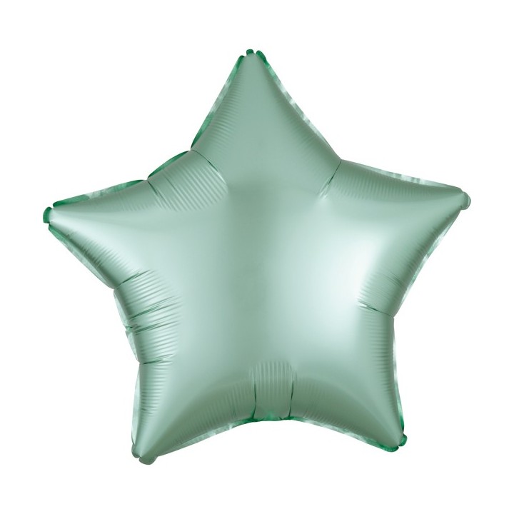 Folieballon onbedrukt groen ster