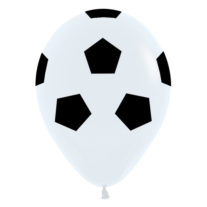 ballonnen met voetbal print opdruk
