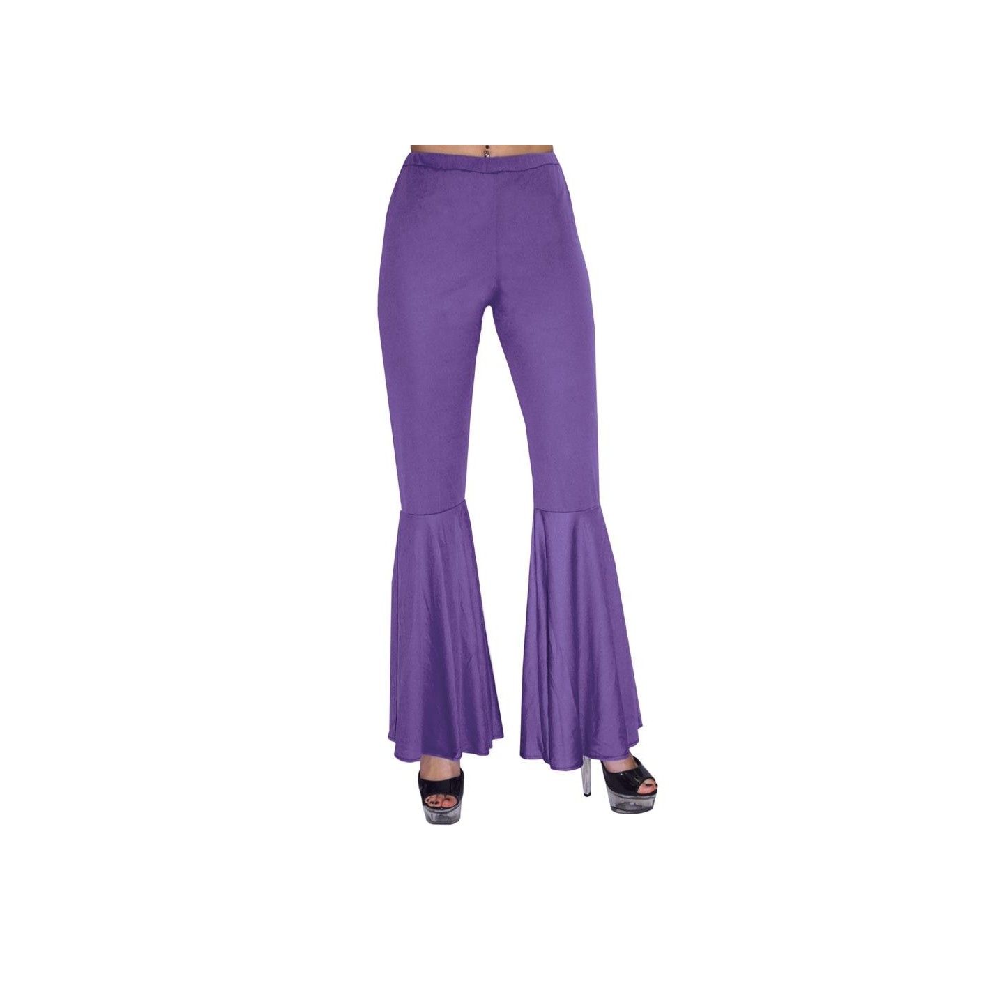 paarse hippie broek dames carnaval kleding