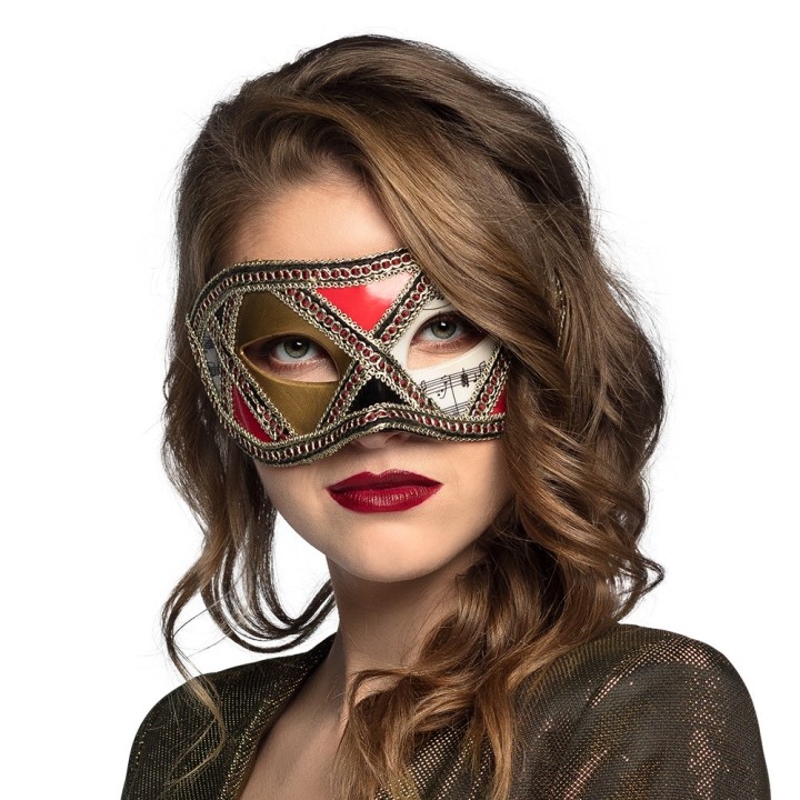 Venetiaans oogmasker muziek carnavalsmasker masker
