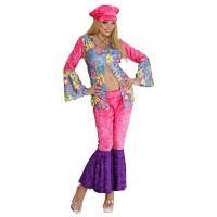 Hippie kostuum dames carnaval velvet