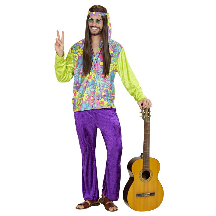 Hippie kostuum heren jaren 60 kleding
