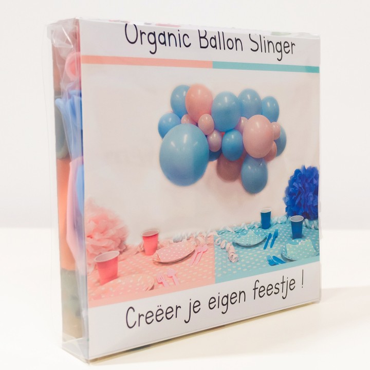 ballonslinger kit ballonenboog pakket diy gender reveal