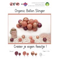 ballonslinger kit ballonenboog pakket diy roze rose goud