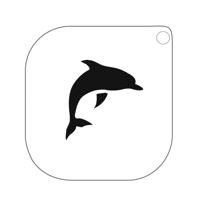 Schmink sjabloon set grimas dolfijn sjablonen