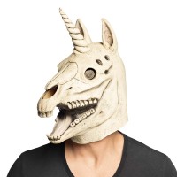 Halloween skelet masker Unicorn