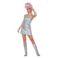 glitter kleedje holografisch bling jurkje carnaval