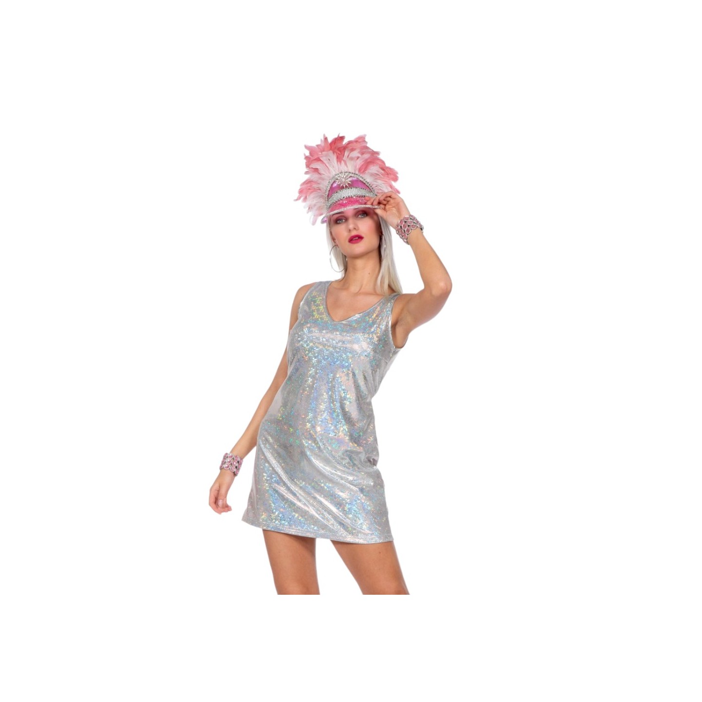 glitter kleedje holografisch bling jurkje carnaval