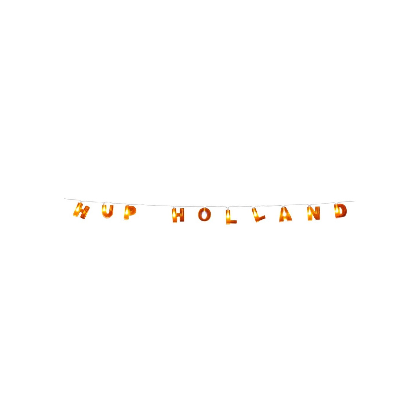 Hup Holland lichtjes slinger LED lichtsnoer oranje