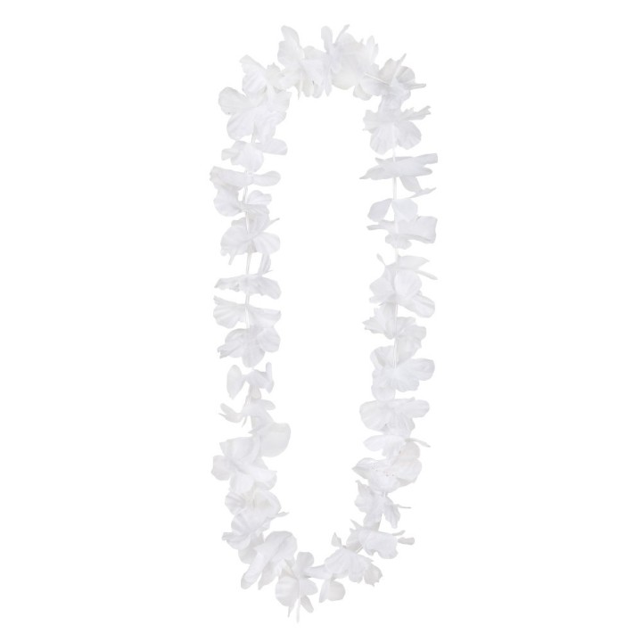 Hawaii slinger wit hawaii krans goedkoop