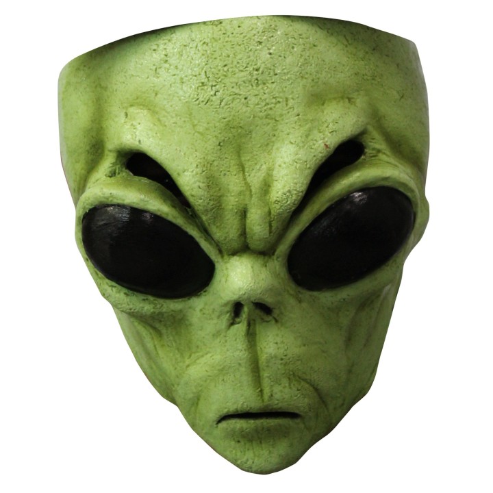 halloween masker groene alien