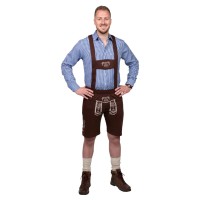 Tiroler broek heren bruin oktoberfest kleding