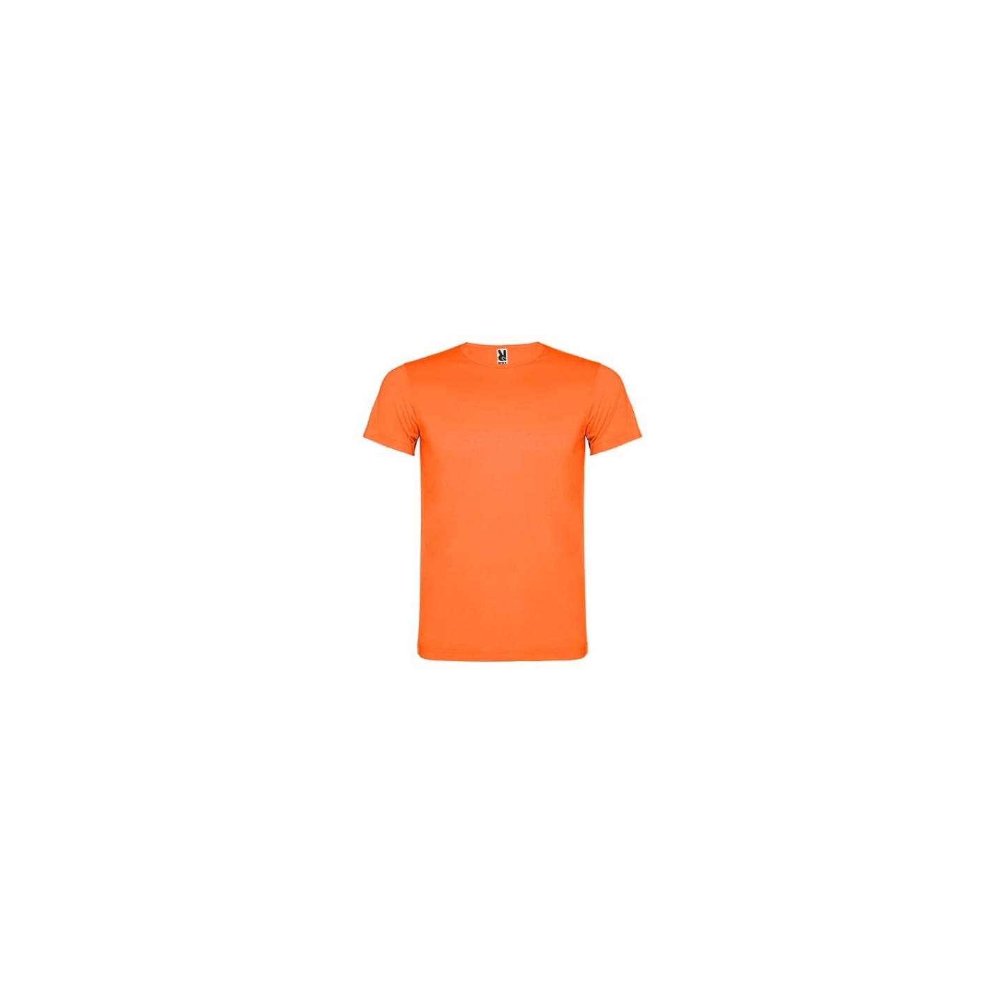 Fluo T-shirt volwassenen neon oranje