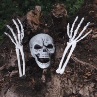 halloween decoratie skelet ingegraven